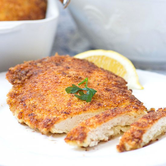 Parmesan Crusted Lemon Chicken