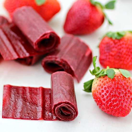 Strawberry Fruit Roll Ups