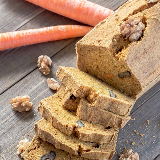 Easy Carrot Cake Bread (GF)