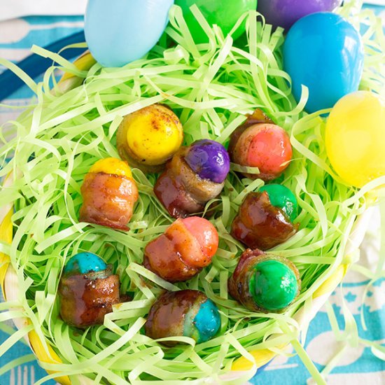 Bacon Wrapped Easter Eggs