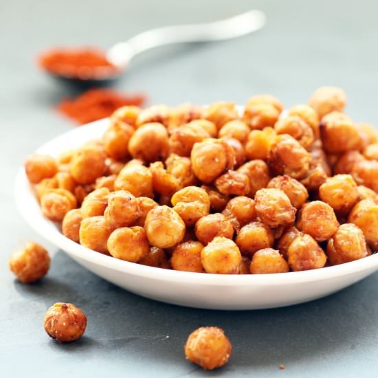 Roasted Chipotle Chickpeas (GF, V)