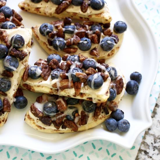 Blueberry Cinnamon Breakfast Pizza