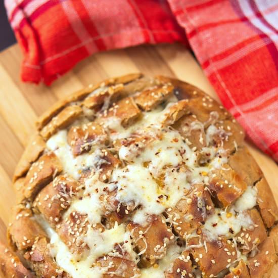 Whole Wheat Pull Apart Bread