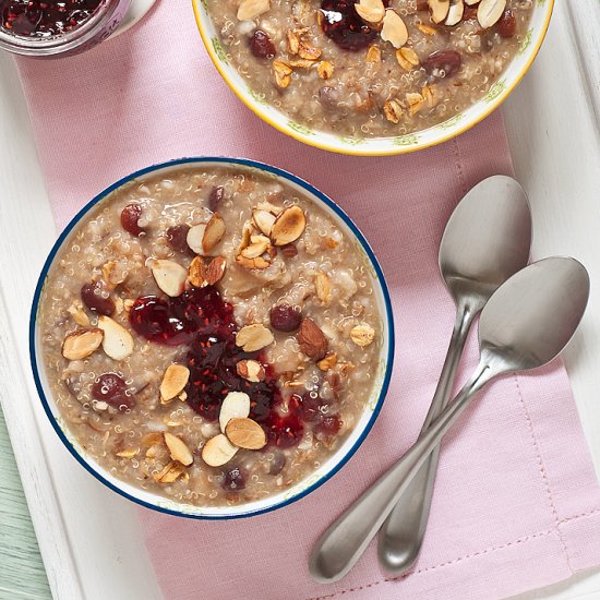 Toasted Oat & Quinoa Porridge