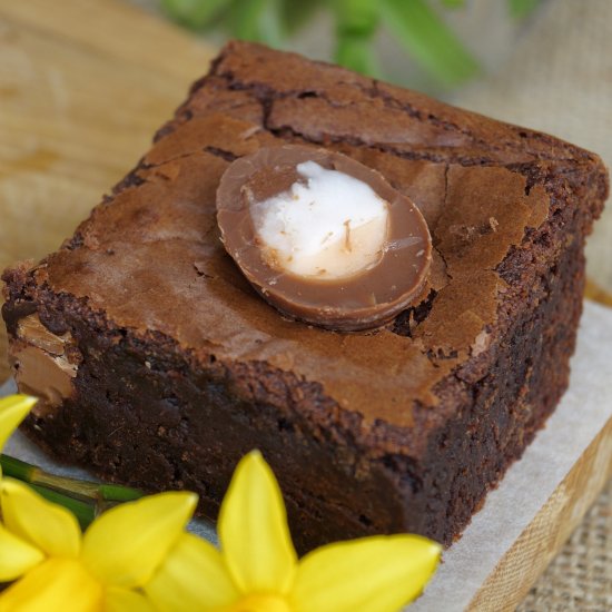 Creme Egg Brownies