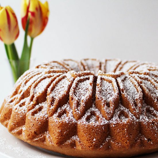 Creamy Coconut Stained Glass Bundt