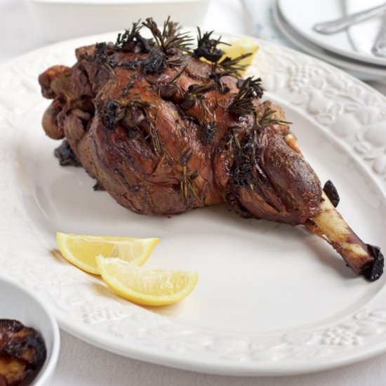 Slow Cooked Leg Of Lamb