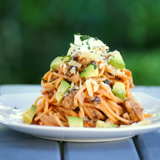 Healthy Taco Spaghetti