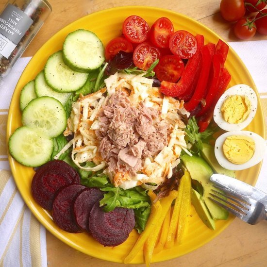 Fresh Tuna Coleslaw Protein Salad