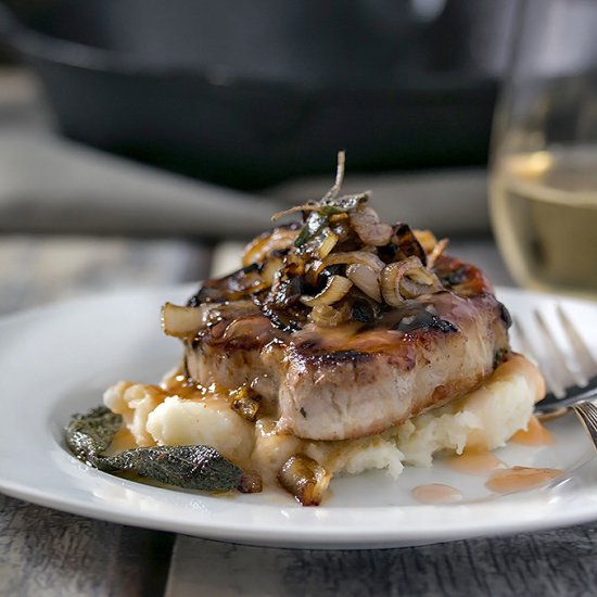 Sage and Rosemary Pork Chops