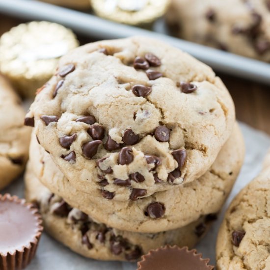 Reese’s Chocolate Chip Cookies