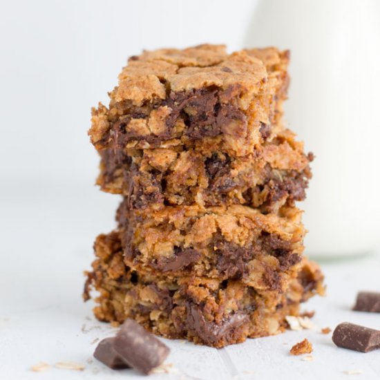 Oatmeal Chocolate Chunk Bars