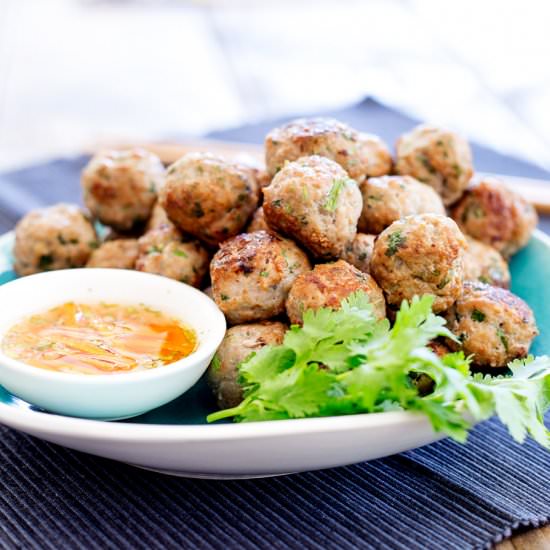 Thai Pork Meatballs