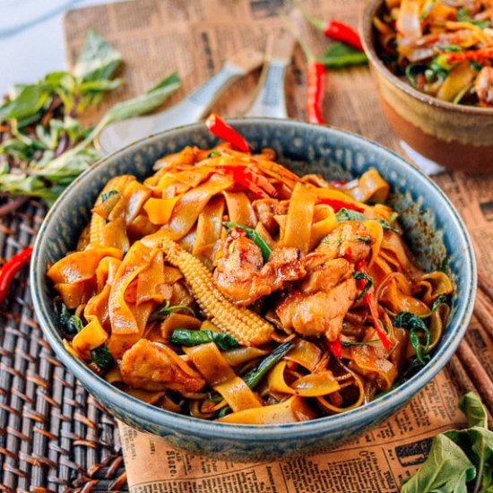 Drunken Thai Noodles