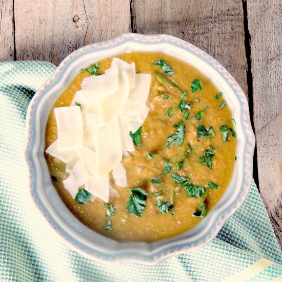 Slow Cooker Red Curry Lentil Soup