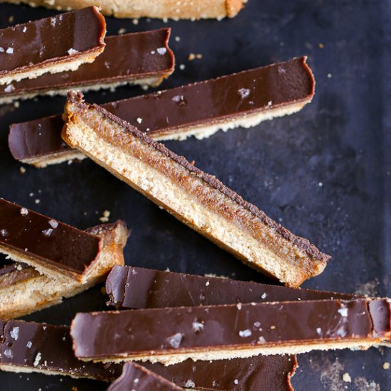 Homemade Twix Bars