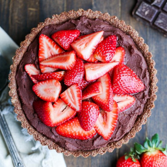 Strawberry Chocolate Tart