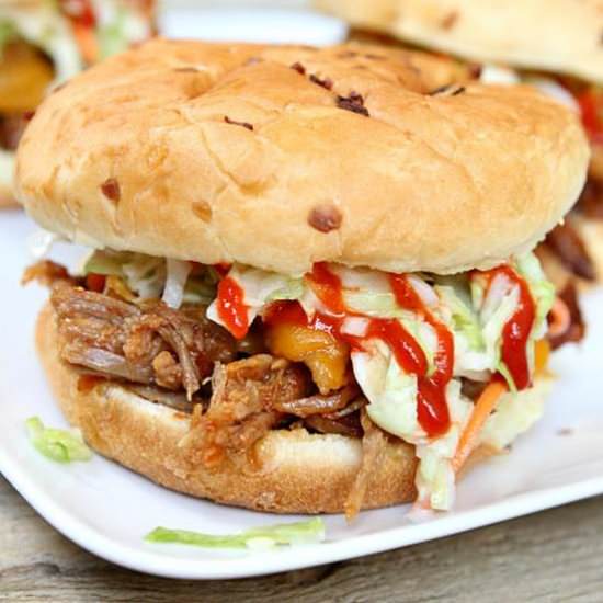 Sweet & Spicy Pulled Pork Sandwich