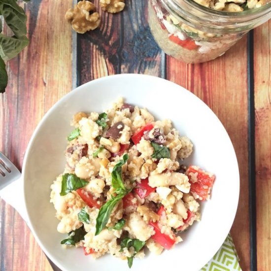 Walnut, White Bean and Quinoa Salad