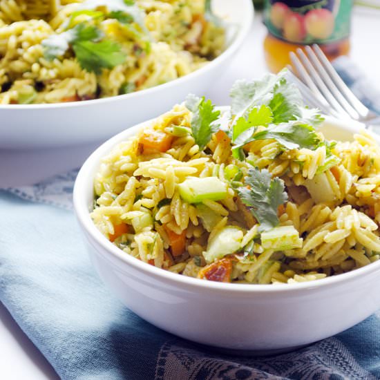 Curried Orzo Salad