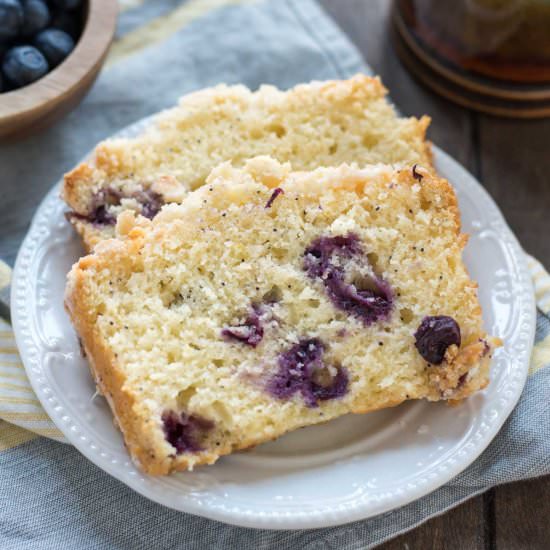 Lemon Blueberry Crumb Bread