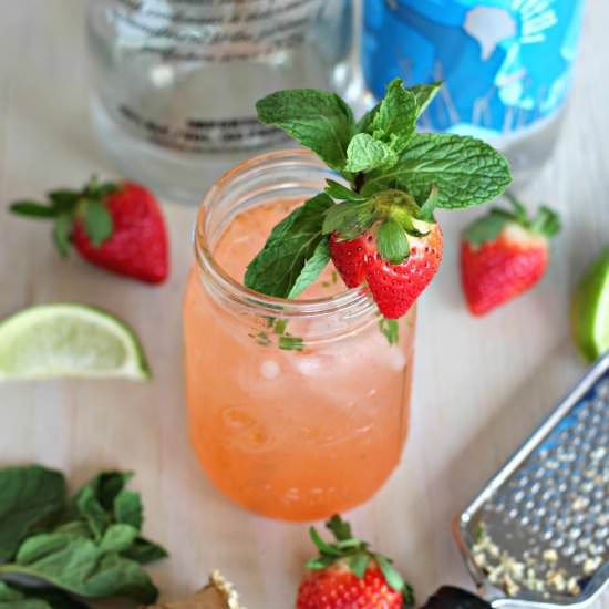 Strawberry Ginger Fizz