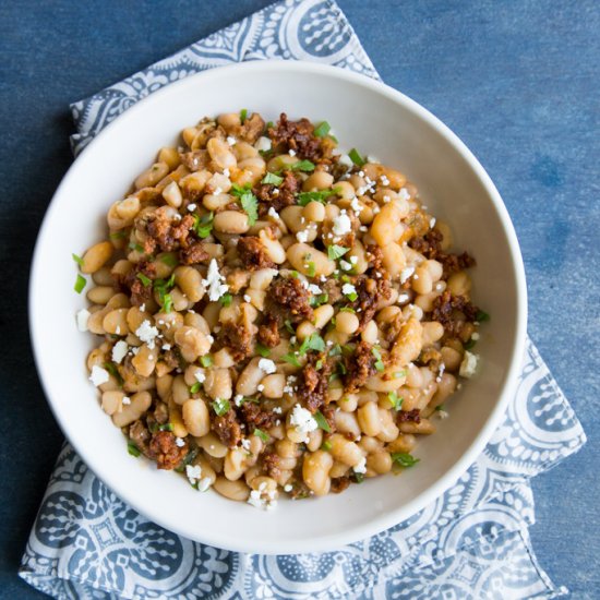 Baked Peruano Beans