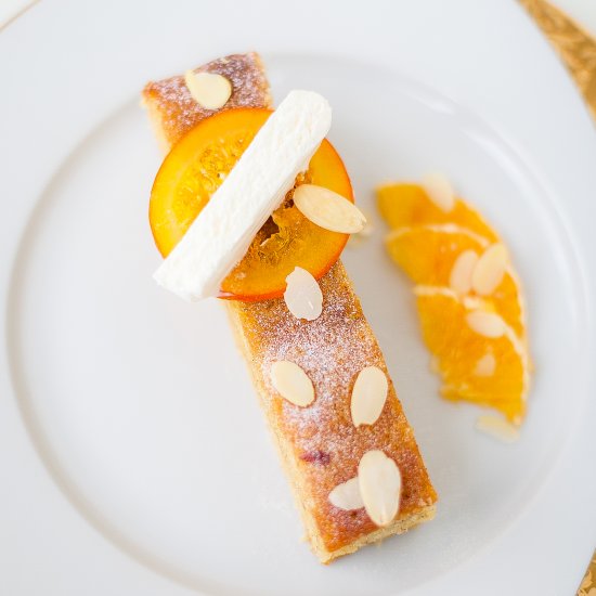 Orange & Cardamom Polenta Cake