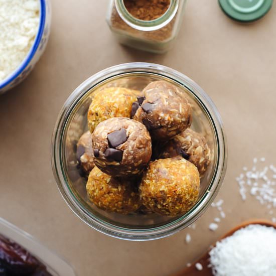 Carrot Cake & Oatmeal Cookie Bites