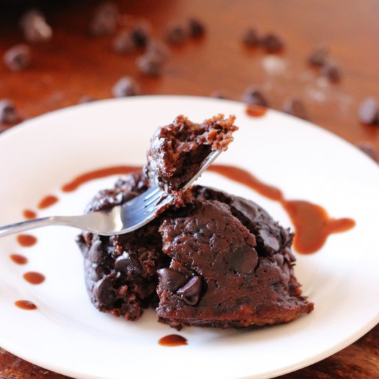 Slow Cooker Chocolate Fudge Cake