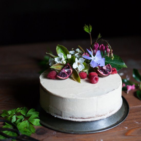 Apple Caramel Buckwheat Cake