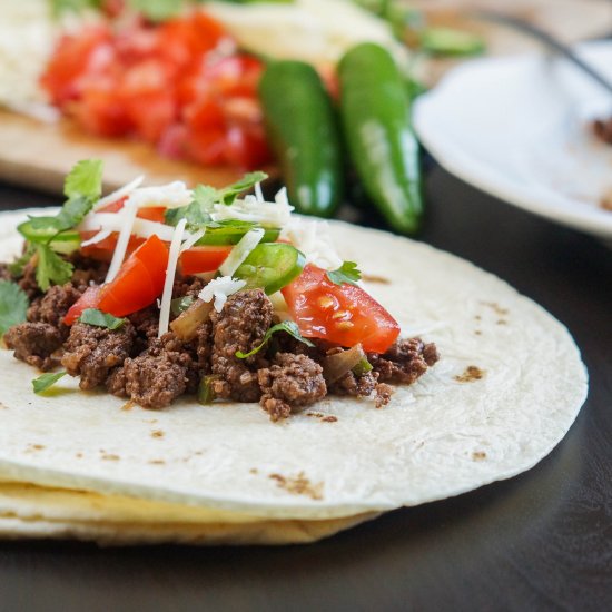 Chocolate Chile Tacos