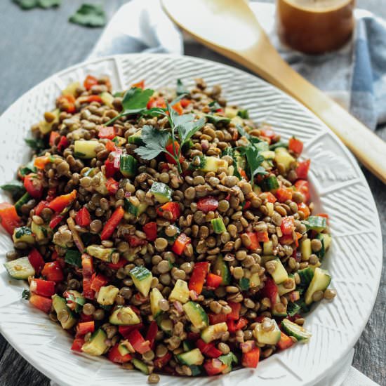 Balsamic Lentil Salad