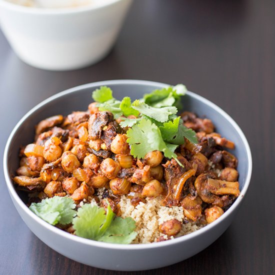 Mushroom Chickpea Curry