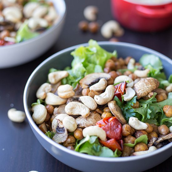 Roasted Mushroom Salad