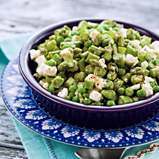 Raw Asparagus Salad