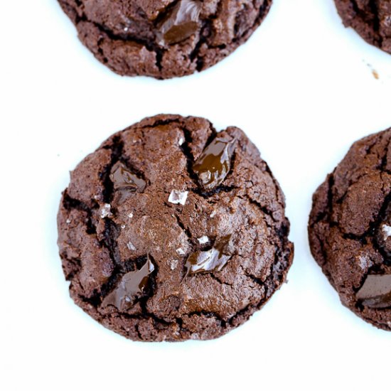 GF Chocolate Brownie Cookies