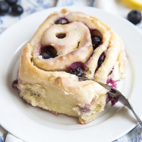 Lemon Blueberry Sweet Rolls