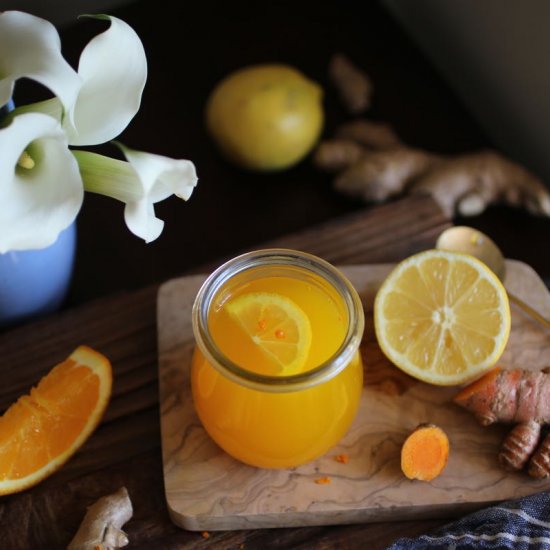 Turmeric Ginger Lemonade