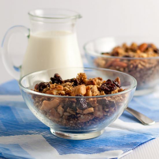 Cherry Vanilla Grain-Free Granola