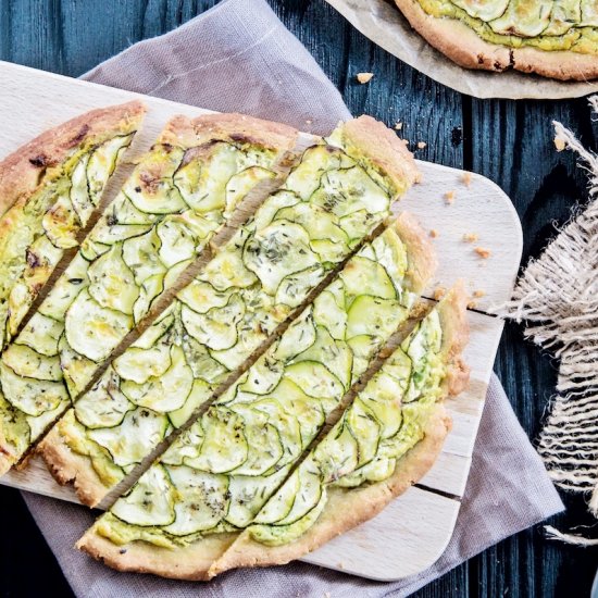 Buckwheat Tart with Zucchini