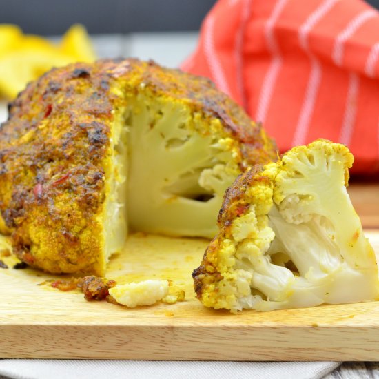 Whole Roasted Cauliflower