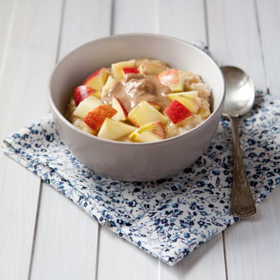 Apple and Peanut Butter Porridge