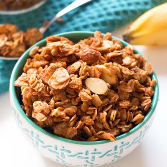 Gluten-Free Peanut Butter Granola