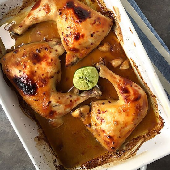 Honey Dijon Chicken with Lime