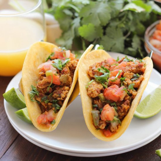 Chorizo Breakfast Tacos