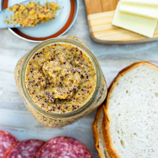 Homemade Whole Grain Mustard