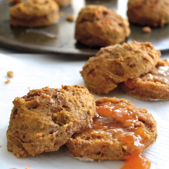 Whole Wheat Sweet Potato Biscuits