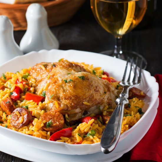 Chicken Chorizo Paella