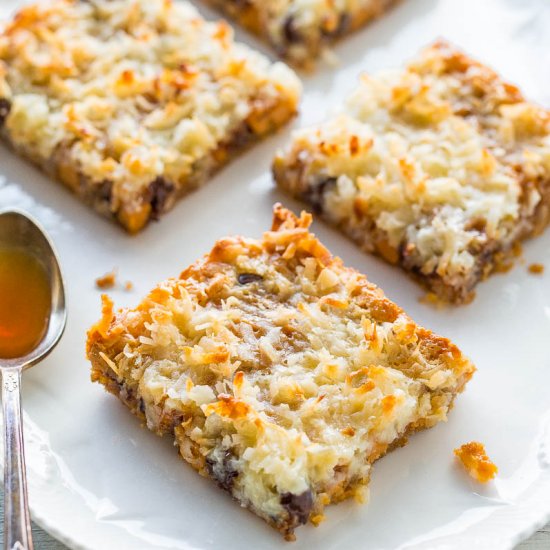 Salted Caramel Magic Bars